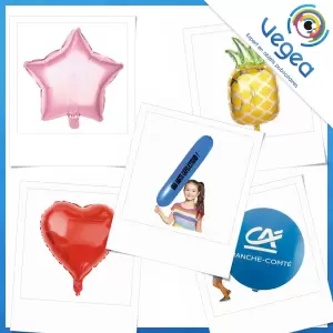 Ballon de baudruche publicitaire, personnalisé avec logo | Goodies Vegea