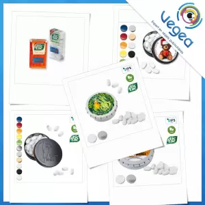 Bonbons Tic Tac publicitaires personnalisés avec votre logo | Goodies Vegea