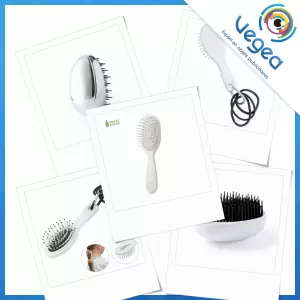 Brosse à cheveux publicitaire, personnalisée avec votre logo| Goodies Vegea