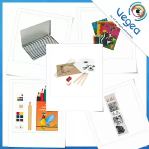 Crayon de couleur publicitaire personnalisé avec votre logo | Goodies Vegea