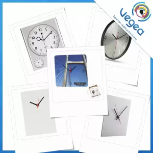 Horloge murale publicitaire personnalisée avec votre logo | Goodies Vegea