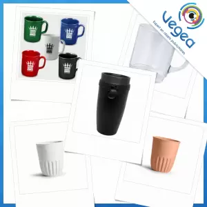 Mugs fabriqués en Europe / made in Europe, personnalisés avec votre logo | Goodies Vegea