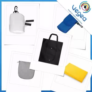 Sac shopping pliable, personnalisé avec votre logo | Goodies Vegea