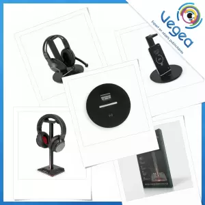 Support personnalisable pour de casque audio | Goodies Vegea
