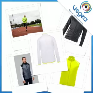 Veste running ou jogging publicitaire, personnalisée avec votre logo | Goodies Vegea