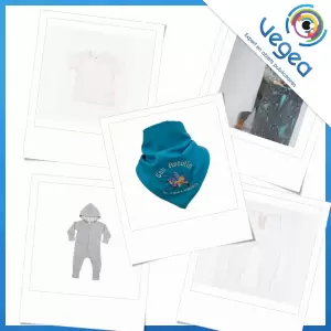 Vêtements publicitaires et textile pour bébés, personnalisés avec votre logo | Goodies Vegea