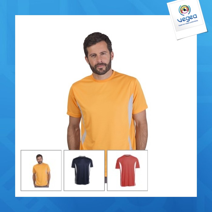 T-shirt sport bicolore vêtement Pen Duick